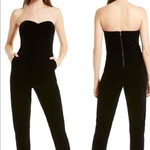Rockabilly~Pinup~Vintage~Bombshell~Vixen~Black Strapless Jumpsuit~Adelyn Rae*VLV